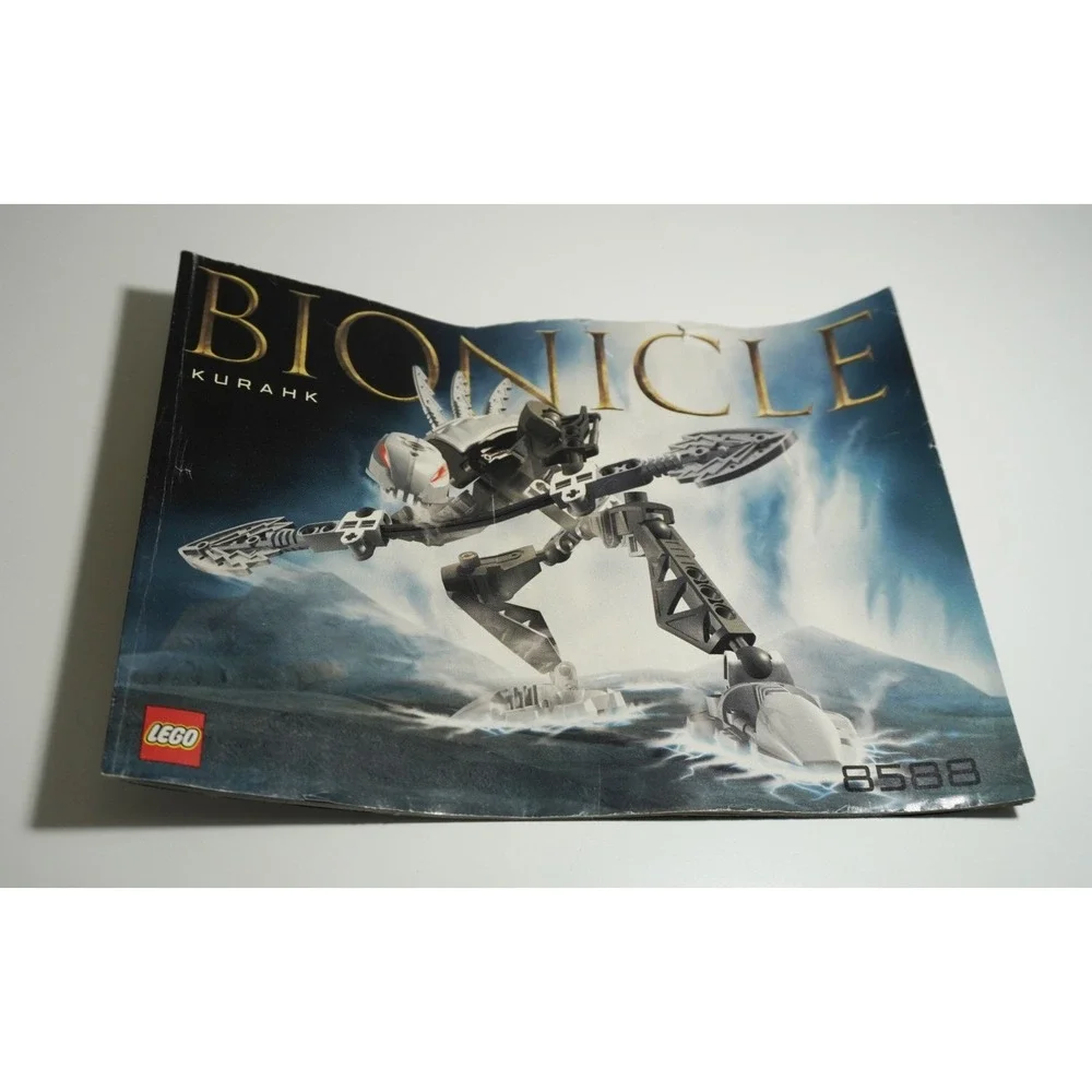 MANUAL ONLY Lego Bionicle 8588 Rahkski KURAHK 2003